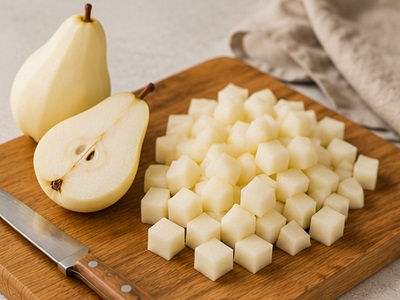 Груша кусочками