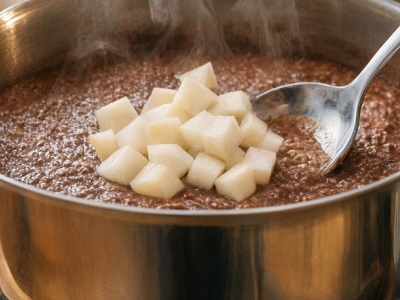 Овсяная каша с грушей